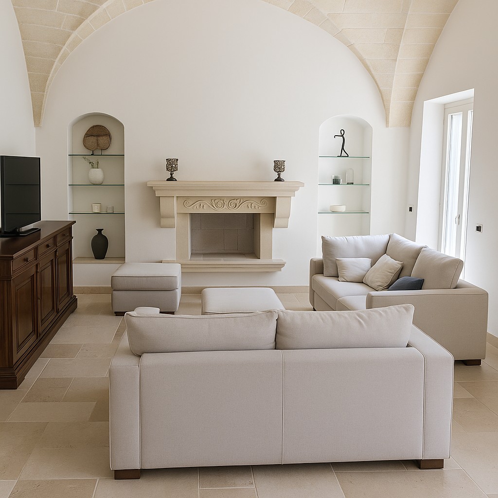 After - Enhanced room without clutter